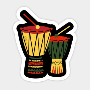 African Drums Sticker